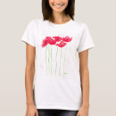 Search for red poppy flowers tshirts Poppies
