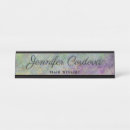 Search for teal name plates Desk