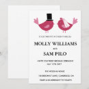 Search for birds wedding invitations Simple