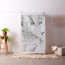 Search for white marble fabric Black and white