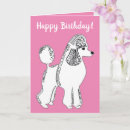 Search for happy birthday poodle white For her
