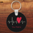 Search for heartbeat key rings Red
