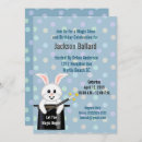 Search for magic show birthday invitations Bunny