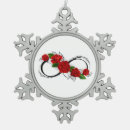 Search for rose tattoo christmas tree decorations Red