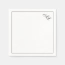 Search for classic wedding napkins Script