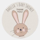 Search for cute bunny baby shower stickers Woodland