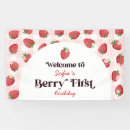 Search for berry first birthday banners Turning one