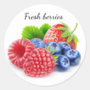 Search for wild blueberries stickers Strawberry