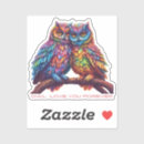 Search for owl couple stickers Owls