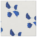 Search for leaves pattern fabric Blue
