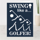 Search for funny golfer birthday cards Modern