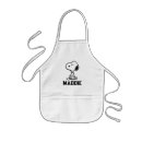 Search for add your name aprons Charlie brown