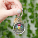 Search for flowery key rings Floral