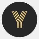 Search for letter y stickers Modern