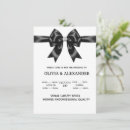 Search for satin bow invitations Formal