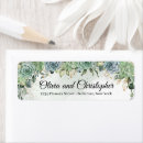 Search for succulent return address labels Eucalyptus