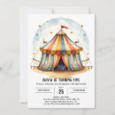 Search for festival birthday invitations Circus