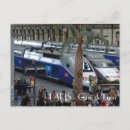 Search for train station postcards Gare de lyon