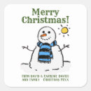 Search for snowman design stickers Xmas