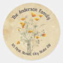 Search for california poppies stickers Watercolor