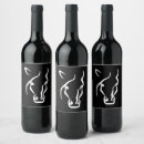 Search for horse wine labels White