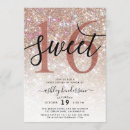 Search for champagne sweet 16 invitations Sixteen