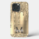 Search for gold metal iphone cases Monogrammed