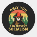 Search for anti socialism stickers Camping