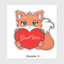 Search for cute cartoon fox stickers Animal