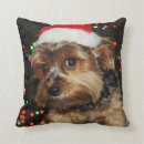 Search for christmas yorkie cushions Yorkshire terrier