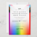 Search for pride wedding invitations Rainbow