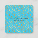Search for polka dot business cards Blue