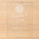 Search for disco wedding invitations Cute