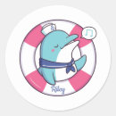 Search for dolphin cartoon stickers Fish