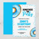 Search for blue doughnut invitations Watercolor
