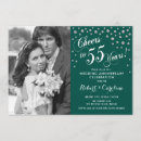 Search for emerald anniversary invitations 55 years