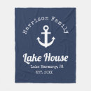 Search for lake house blankets Navy blue