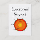 Search for special education business cards Tutoring