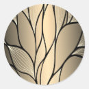 Search for leaf design stickers Gold