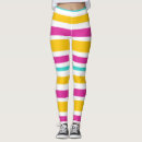 Search for orange striped leggings White