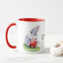 Search for cartoon bunny mugs Watercolor