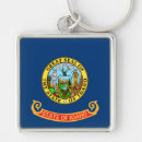 Search for state of idaho key rings Flag