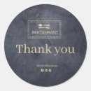 Search for restaurant logo stickers Social media