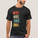 Search for 18 year wedding anniversary tshirts 2004