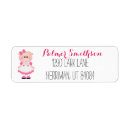 Search for little girl return address labels Girly