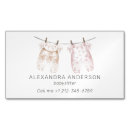 Search for baby clothes business cards Watercolor