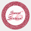 Search for red sweet 16 stickers Trendy