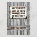 Search for redneck party invitations Vintage