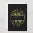 Search for black background save the dates Floral