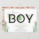 Search for tribal baby boy shower invitations It's a boy
